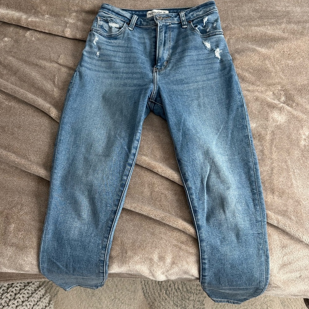 Abercrombie & Fitch super skinny ankle high rise jeans